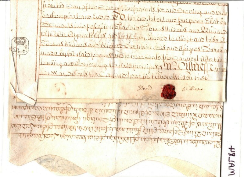 GB Wales REVENUES DOCUMENT Indenture ROYAL CYPHER 1756 Caernarvonshire MAL84 