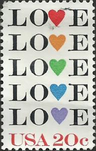 # 2072 USED LOVE STAMP