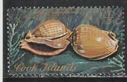 1974 Cook Islands - Sc 381 - used VF - 1 single - Sea shells