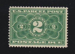 US JQ2 2c Parcel Post Postage Due Mint F-VF OG NH SCV $160