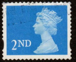 Great Britain  #MH308, phosphor CB-blue, Used, CV $3.00