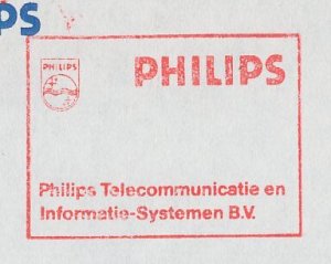 Meter cover Netherlands 1982 Philips Telecommunication - The Hague