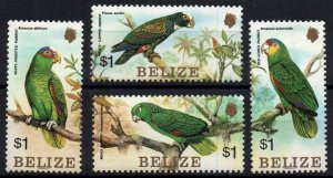 Belize # 739a - 739d MNH