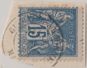 FRANCE - 1883 - Obl. CàD Type 18  GIVRY-EN-ARGONNE  sur Yv.90 15c BLEU t.II