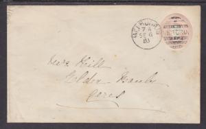 Victoria H&G KB2c used 1883 2p Private Order Entire