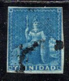 Trinidad #3a VF, Used,  CV $95.00  ...  6510004