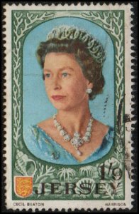 Jersey 17 - Used - 1sh9p Elizabeth II (1969) (cv $1.65)