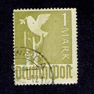 GERMANY SCOTT#574 1947 1m REACHING FOR PEACE - USED