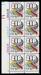 PCBstamps   US #1511 PB 80c(8x10c)Zip Code, MNH,  (PB-3)