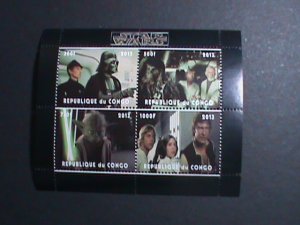CONGO-2013 FAMOUS MOVIE-STAR WAR MNH S/S SHEET VERY FINE WE SHIP TO WORLD WIDE