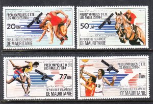 Mauritania 548-551 Preolympics MNH VF