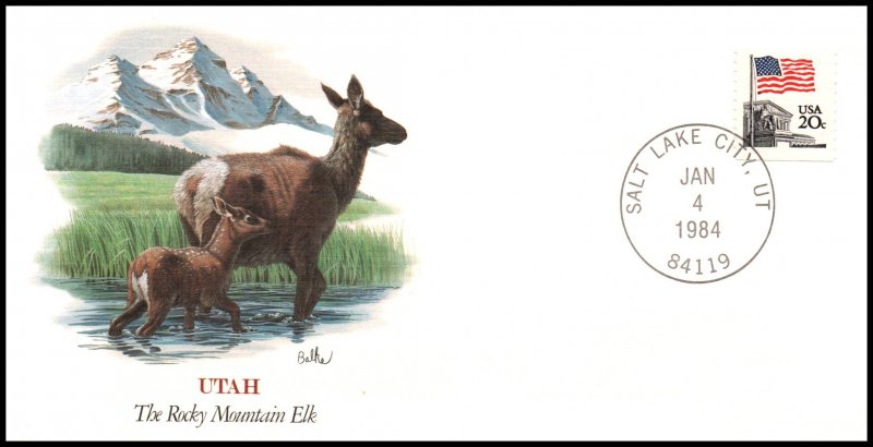 US Rocky Mountain Elk UT 1984 Fleetwood Cover