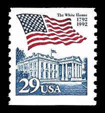 PCBstamps   US #2609 29c Flag/White House, coil, MNH, (12)