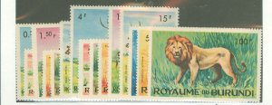 Burundi #73-87 Unused Single (Complete Set)