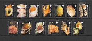 SHELLS - TURKS & CAICOS #1462-74 MNH (SEE NOTE)