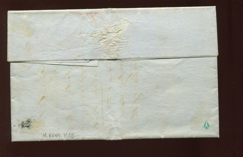 1 Franklin Used Stamps on 1850 Cover NY to Iowa City Iowa (1 Cvr 30) 