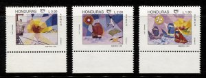Honduras #C837-839 MINT NG VF SET OF 3