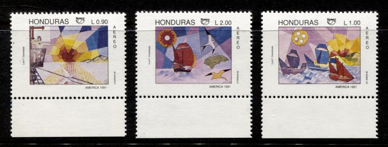 Honduras #C837-839 MINT NG VF SET OF 3