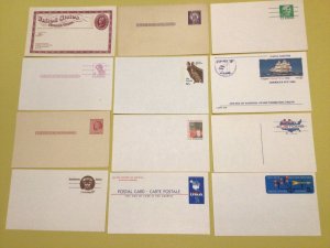 United States unused  12 postal card postcards collection Ref 66729