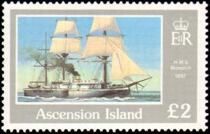 ASCENSION  #401-415 MINT NEVER HINGED COMPLETE SET ( 15 )  SHIPS