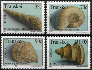 South Africa - Transkei #279-82 MNH Set - Fossils