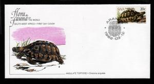 South-West Africa Two 1982 Flora & Fauna  FDC Turtles!