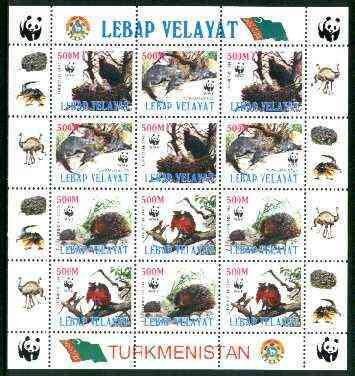 Turkmenistan (Lebap Velayat) 1998 WWF - Wild Animals &...