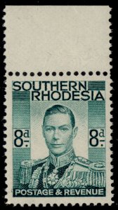 SOUTHERN RHODESIA GVI SG45, 8d emerald-green, NH MINT.