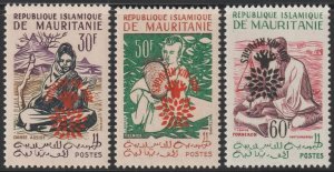 EDSROOM-17202 Mauritania 129-30, 132 MNH 1962 Complete Type I 26 Leaves