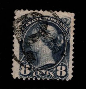 Canada Used Scott 44 Used perf 12 Registration cancel on 1893 Ottawa printing