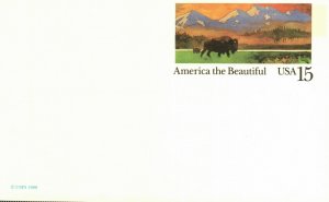 US UX120 MNH America the beautiful Buffalo roaming