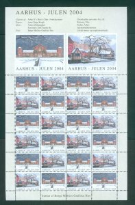 Denmark. 2004. Christmas Sheet, MNH Local: Aarhus. Y Men's Club  Nordstjernen