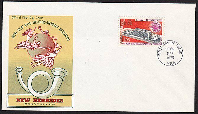 NEW HEBRIDES 1970 UPU commem FDC...........................................68390