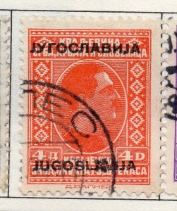 Yugoslavia 1926-33 Early Issue Fine Used 4d. Optd NW-117086