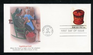 US 1777 American Folk Art - PA Toleware UA Fleetwood cachet FDC