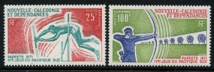 New Caledonia 1971 Pacific Games set Sc# C82-83 NH