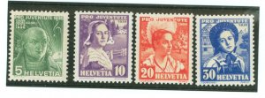 Switzerland #B81-B84  Single (Complete Set)