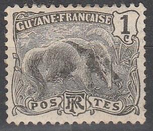 French Guiana #51 F-VF Unused  (V4188)