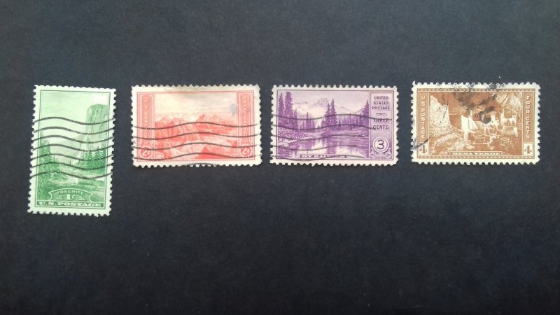 United States 1934 National Parks Used