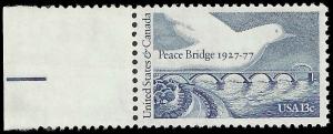 # 1721 MINT NEVER HINGED PEACE BRIDGE