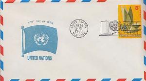 United Nations, First Day Cover, Postal Stationery