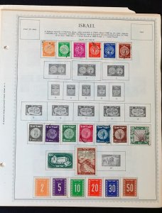 Israel Mint & Used Stamp Collection on Album Pages ZAYIX 0324L0138