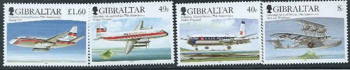 Gibraltar Wholesale - 10  Sets 2006 Air Svc #1048-51 Below Face!