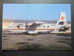 10083 Aviation Postcard Aeroperlas Airlines GAF Nomad 24A N4816C-