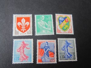 France 1960 Sc 938-42 set MNH