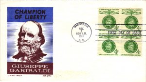 #1168 Giuseppe Garibaldi – Cachet Craft Boll Cachet