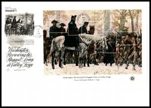 US 1686-1689 Souvenir Sheets Artcraft Set of Four U/A FDC