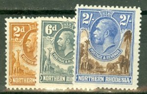 II: Northern Rhodesia 1-12 mint CV $114.50; scan shows only a few