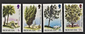 STAMP STATION PERTH Bermuda #298-301 Tree Campaign MLH CV$4.00