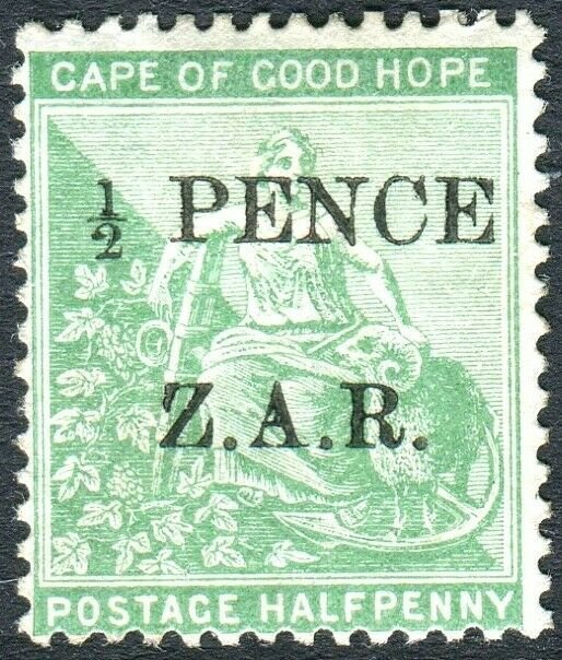 VRYBURG CAPE OF GOOD HOPE-1899 ½d Green.  A mounted mint example Sg 1